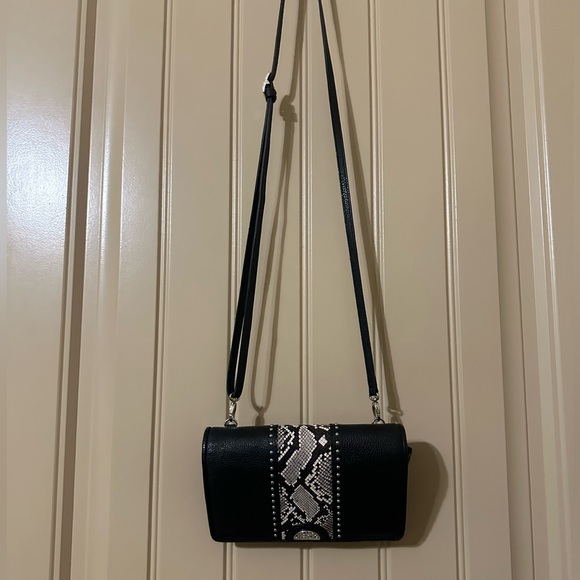 Brighton crossbody black leather wallet clutch in excellent condition Adj strap - Picture 3 of 8